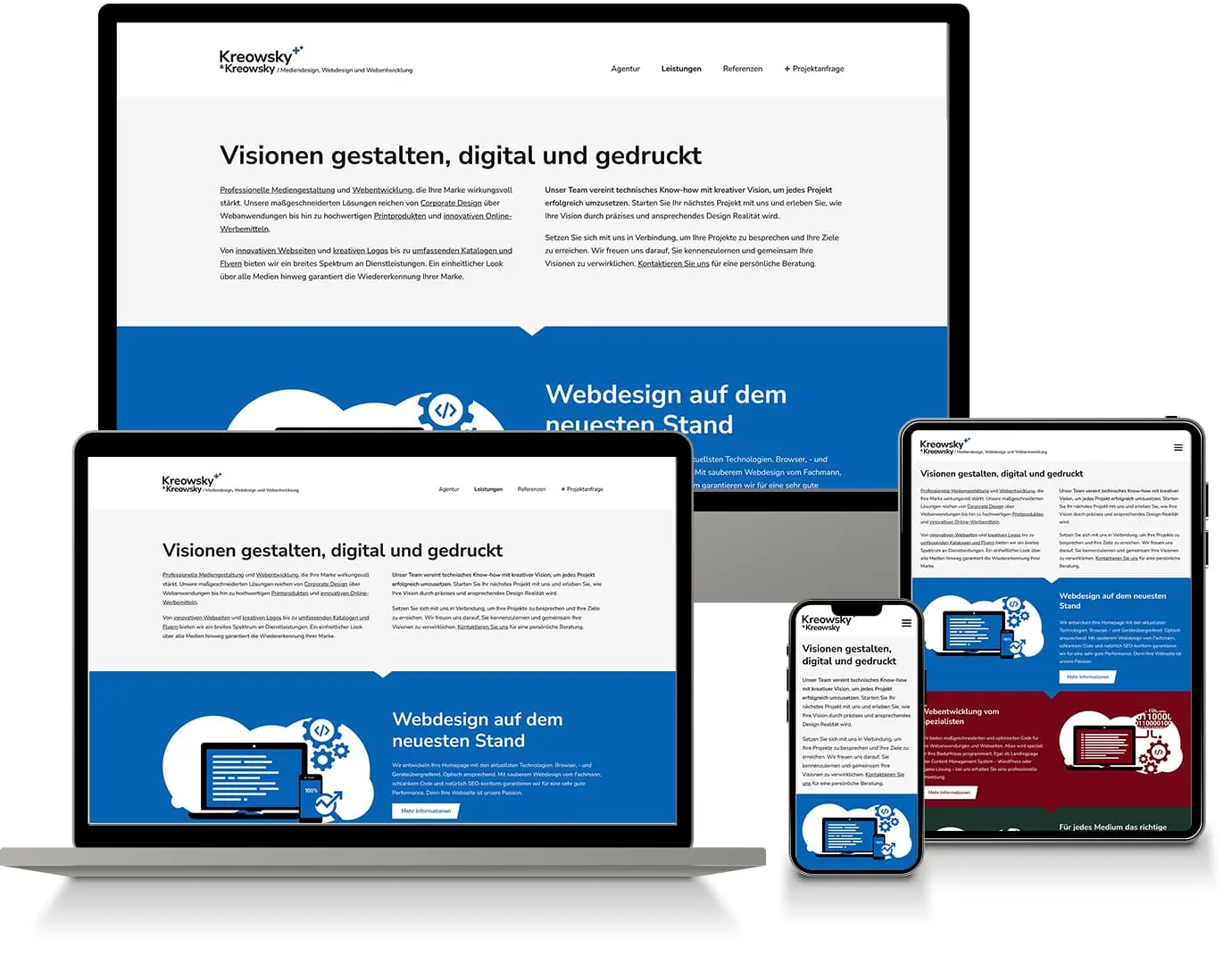 Webseite professionell erstellen